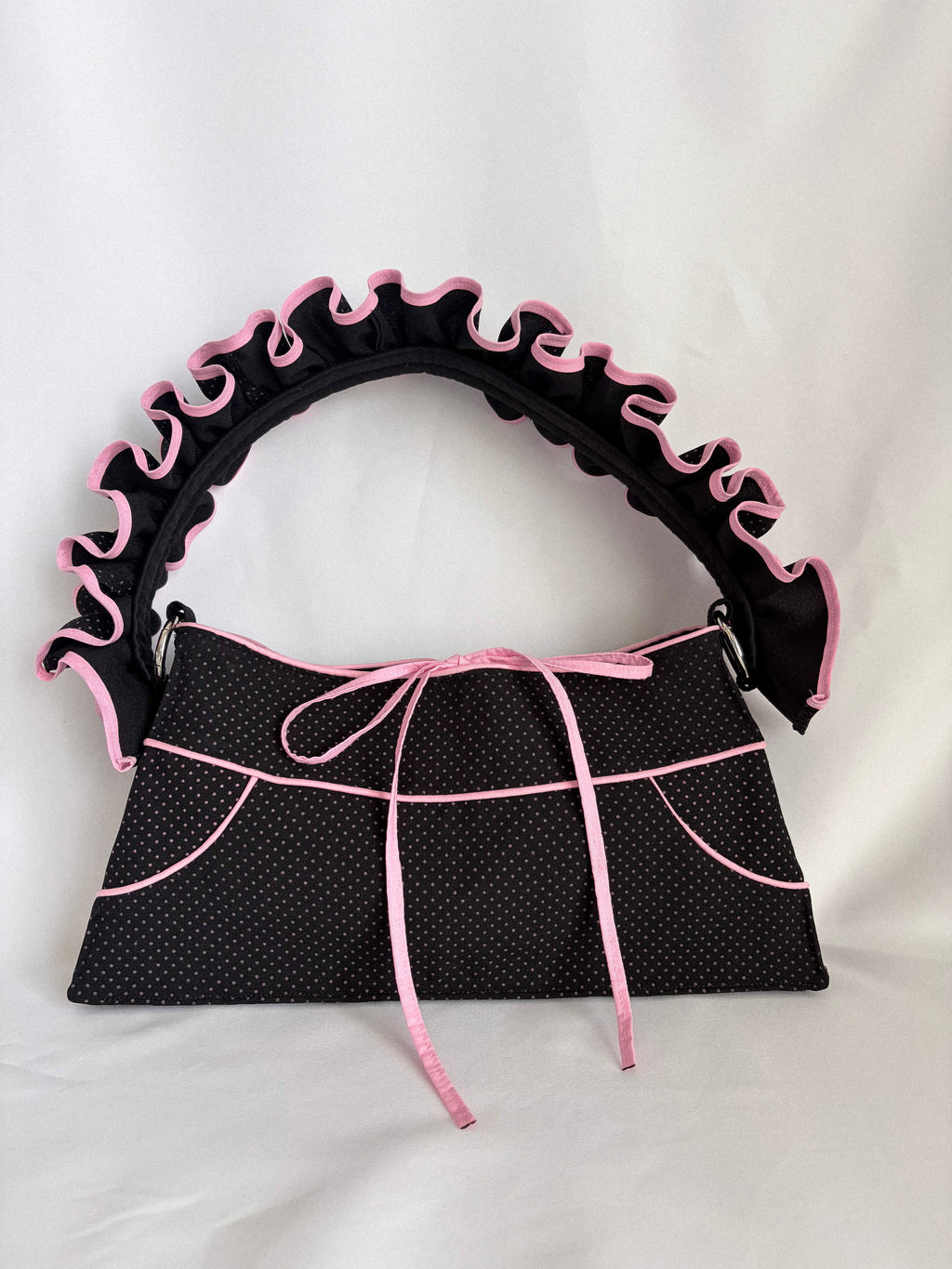 Pink Polka Shoulder Bag