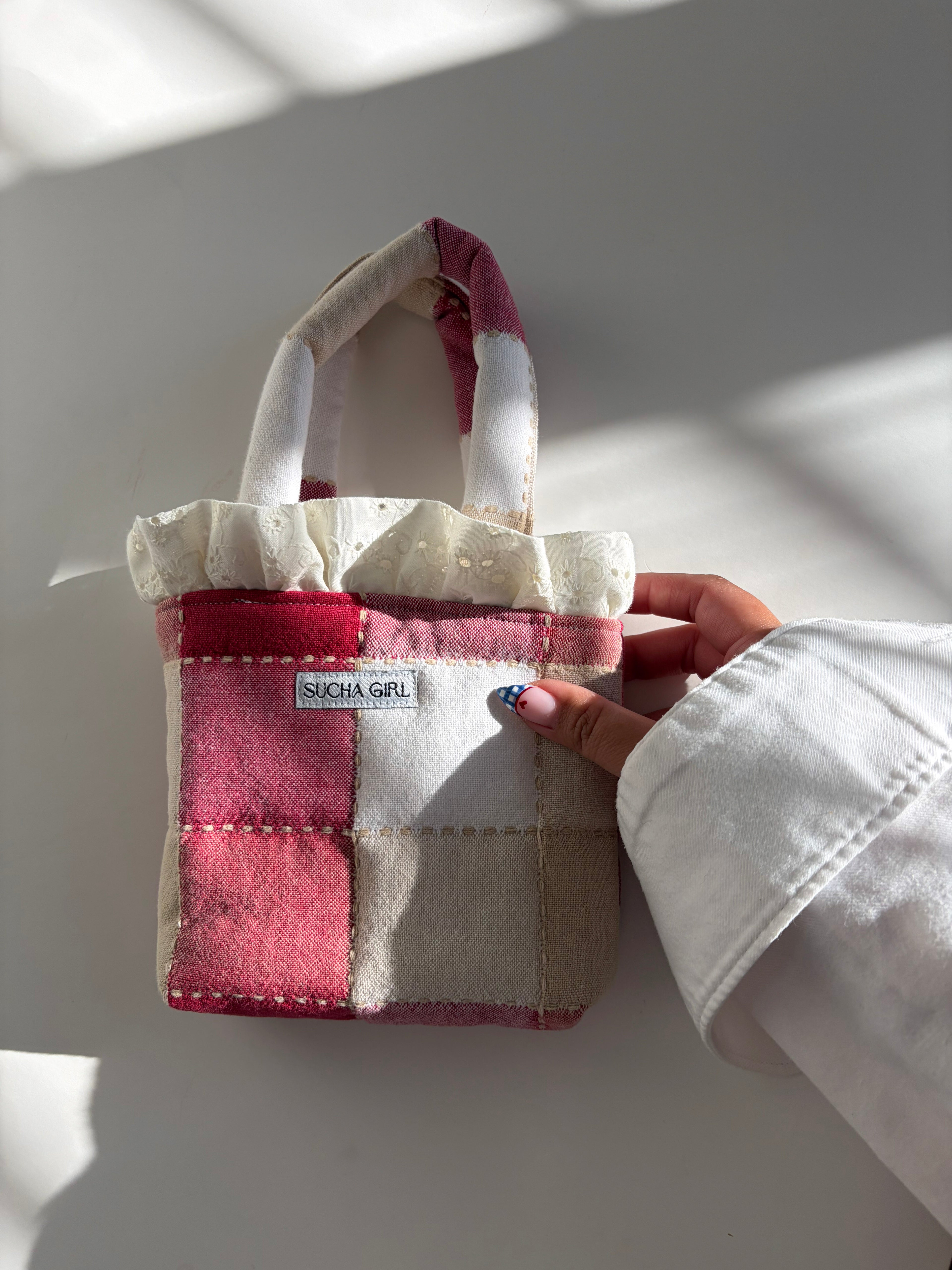 Mini Tote - Patchwork Picnic