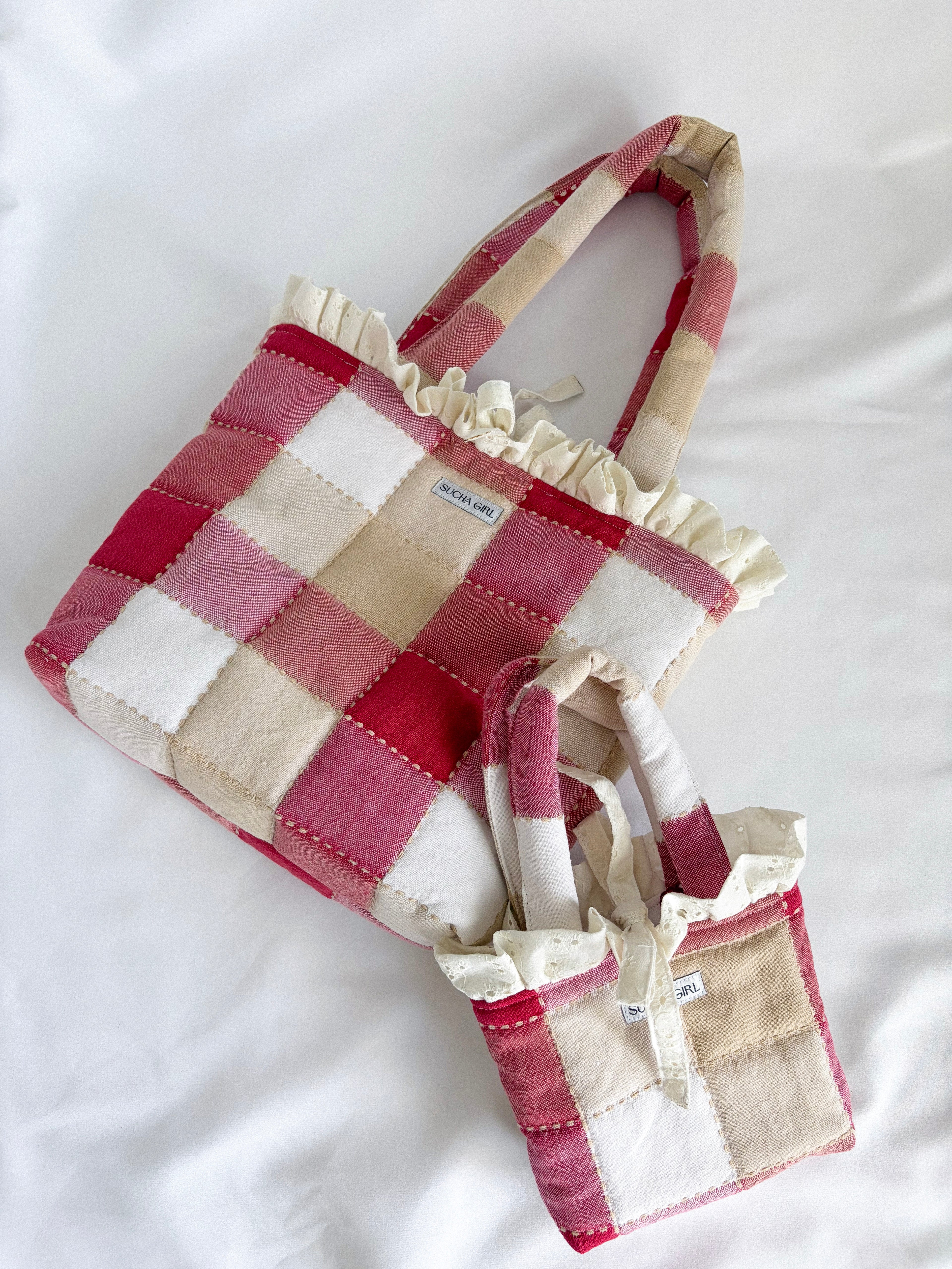 Mini Tote - Patchwork Picnic