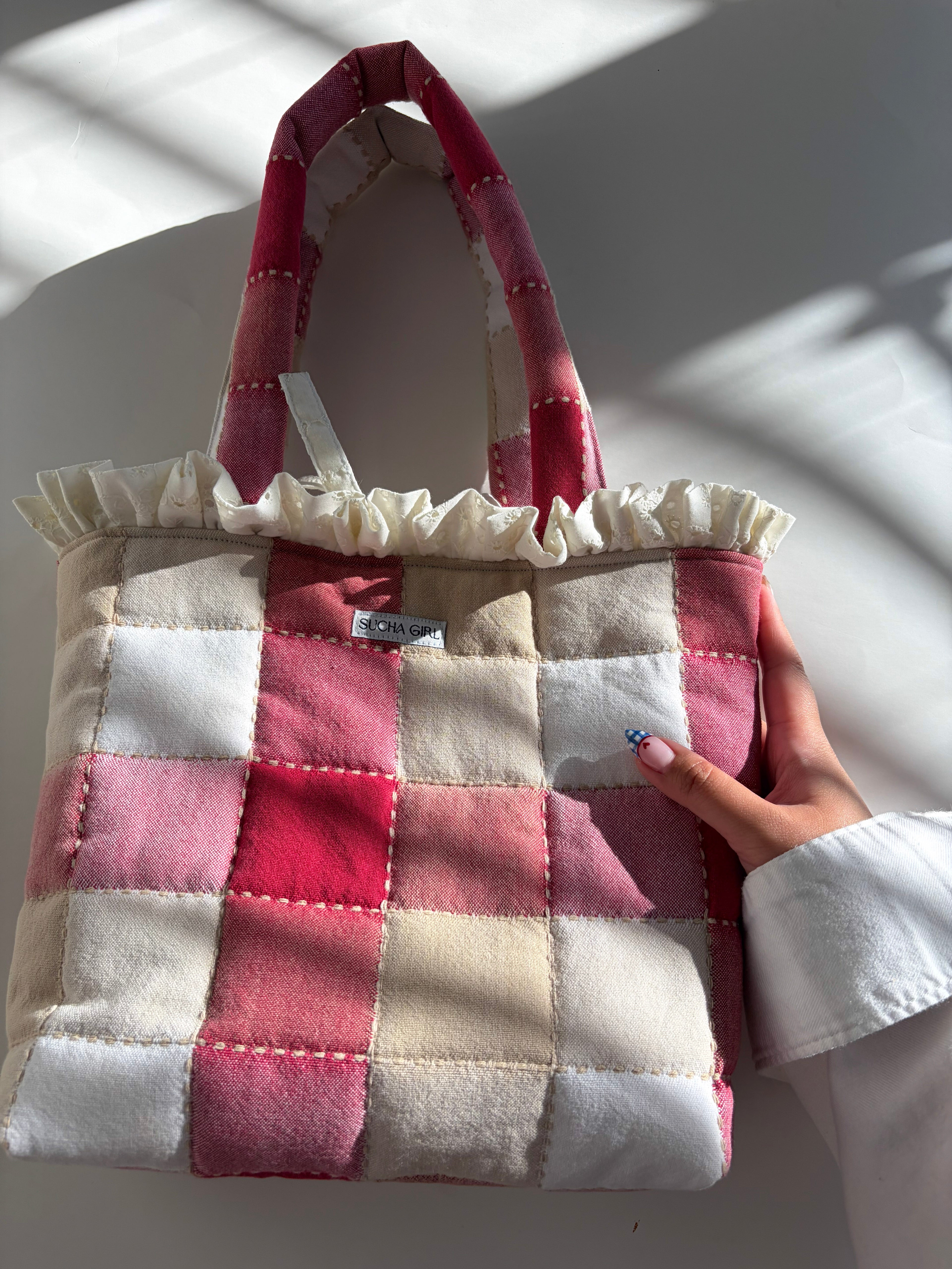 Medium Tote - Patchwork Picnic