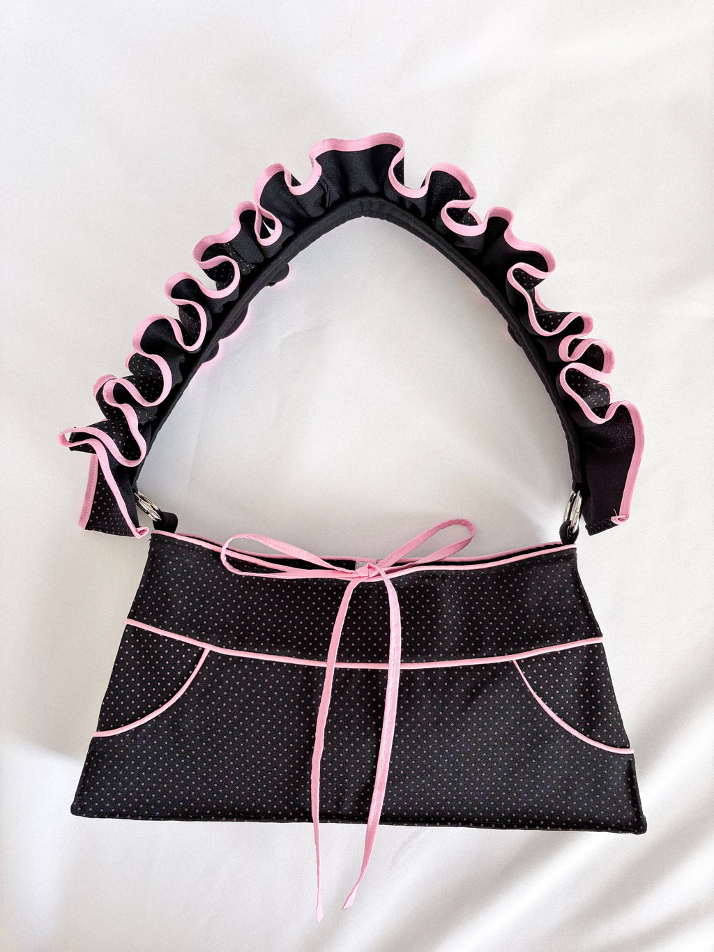 Pink Polka Shoulder Bag