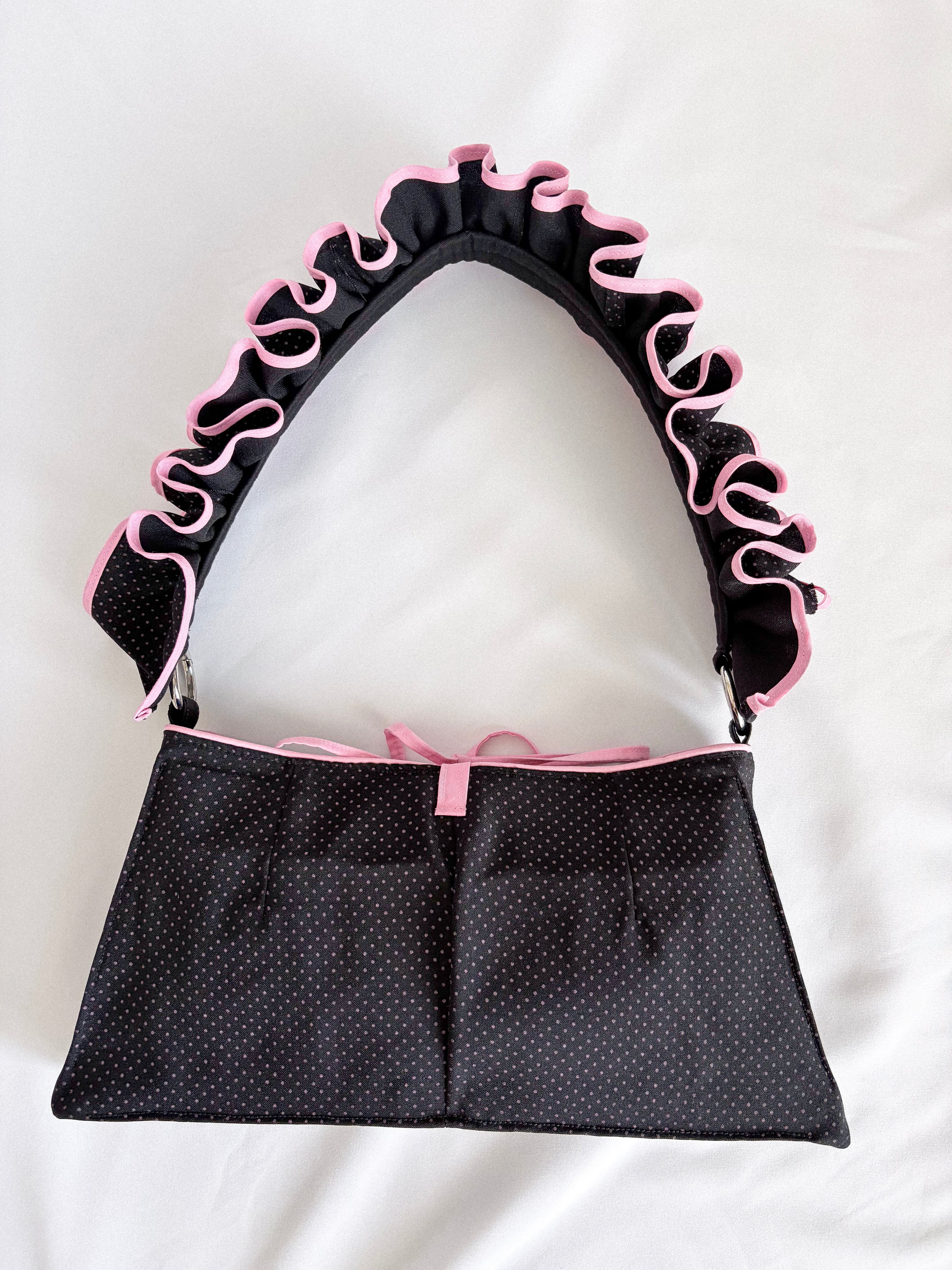 Pink Polka Shoulder Bag