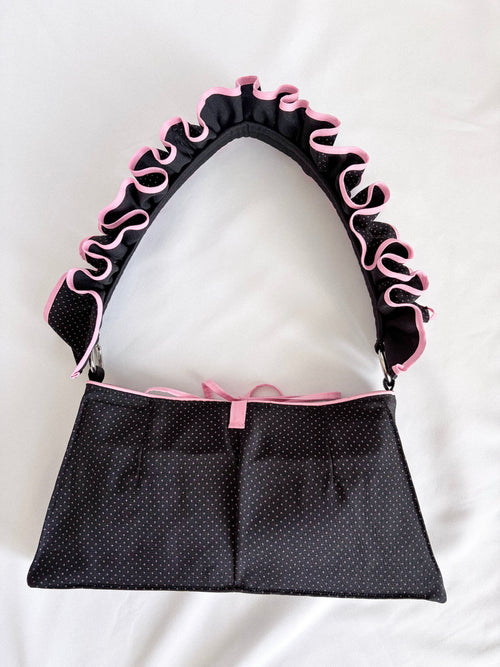 Pink Polka Shoulder Bag