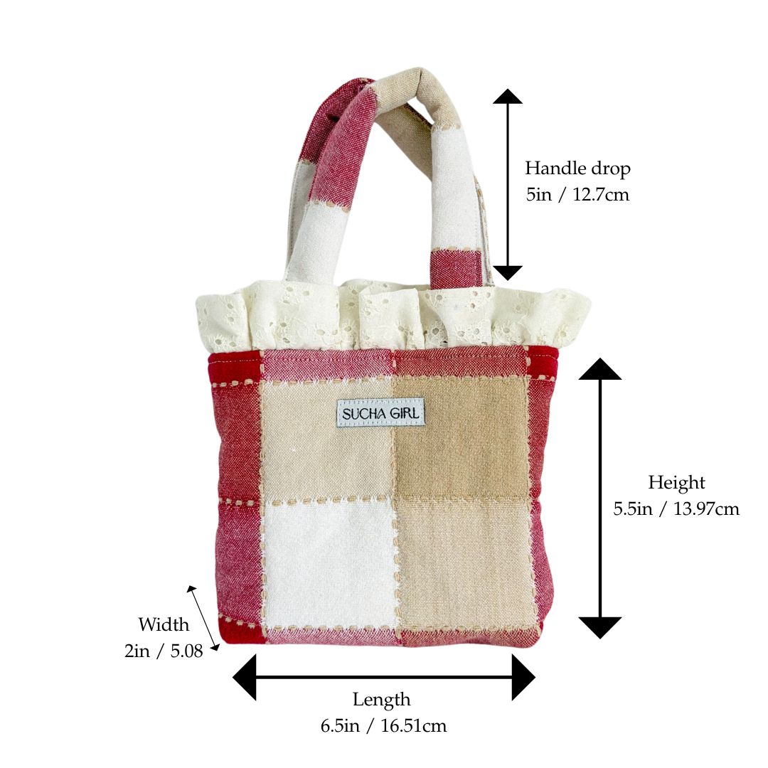 Mini Tote - Patchwork Picnic