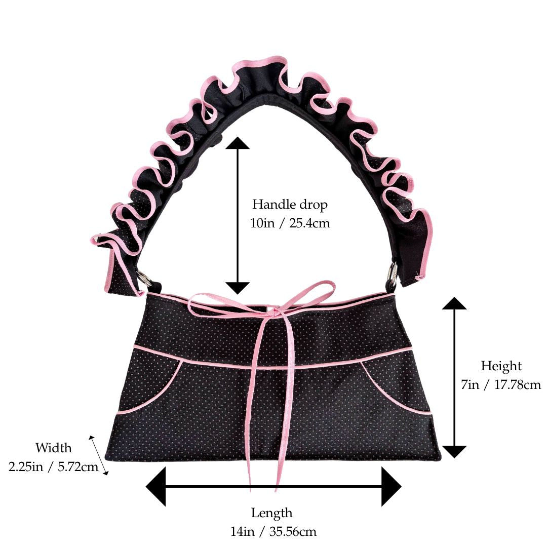 Pink Polka Shoulder Bag